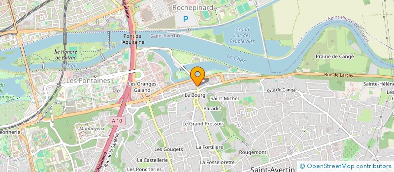 localisation de l'entreprise MONSIEUR CHARLES LACUEILLE  SAINT-AVERTIN