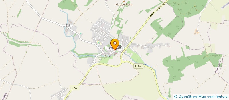 localisation de l'entreprise MONSIEUR CHARLES LAFONTAINE  RODEMACK