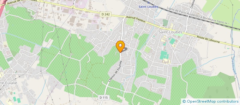 localisation de l'entreprise MONSIEUR CHARLES LAGAUZERE  SAINT-LOUBES