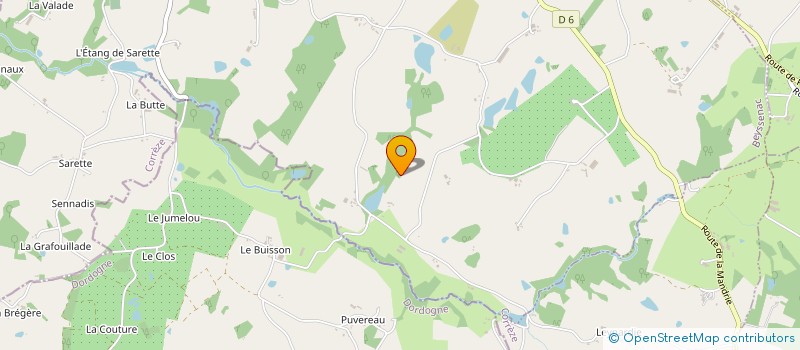 localisation de l'entreprise MONSIEUR CHARLES LAJUGIE  BEYSSENAC