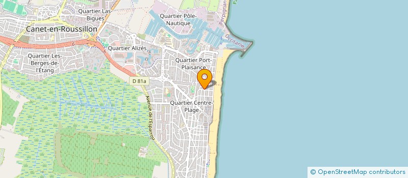 localisation de l'entreprise MONSIEUR CHARLES LALAGUE  CANET-EN-ROUSSILLON