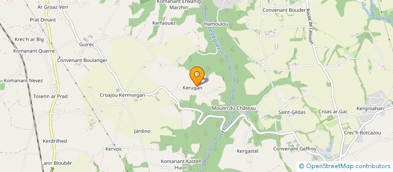 localisation de l'entreprise MONSIEUR CHARLES LAMOUR  PLOUBEZRE