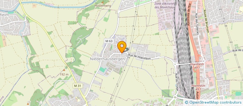 localisation de l'entreprise MONSIEUR CHARLES LANDMANN  NIEDERHAUSBERGEN