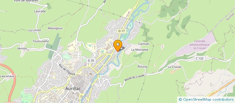 localisation de l'entreprise MONSIEUR CHARLES LAPEYRE à AURILLAC