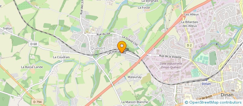 localisation de l'entreprise MONSIEUR CHARLES LAROUE à QUEVERT