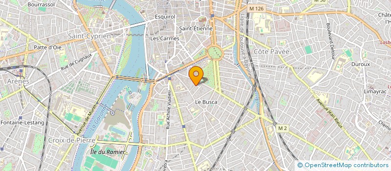 localisation de l'entreprise MONSIEUR CHARLES LARROYER  TOULOUSE