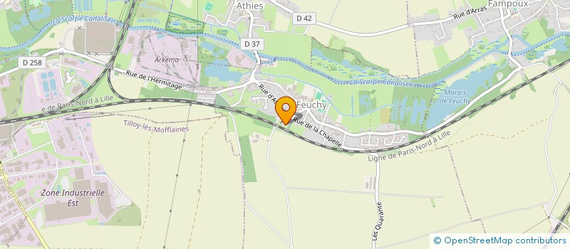 localisation de l'entreprise MONSIEUR CHARLES LARSEN  FEUCHY