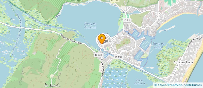 localisation de l'entreprise MONSIEUR CHARLES LASSUS  GRUISSAN