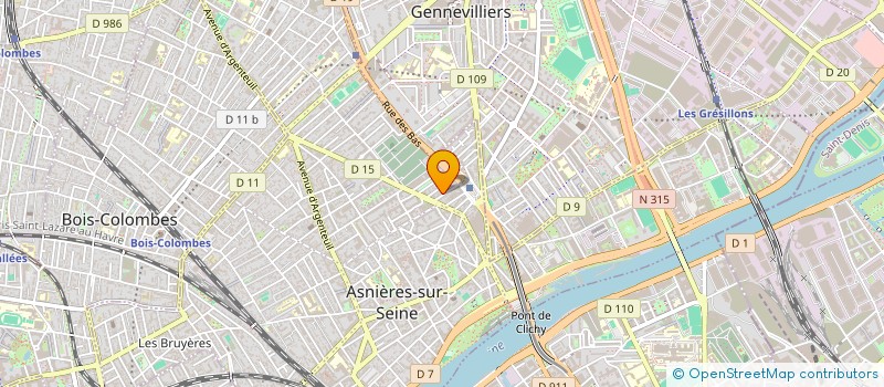 localisation de l'entreprise MONSIEUR CHARLES LAURENCE  ASNIERES-SUR-SEINE