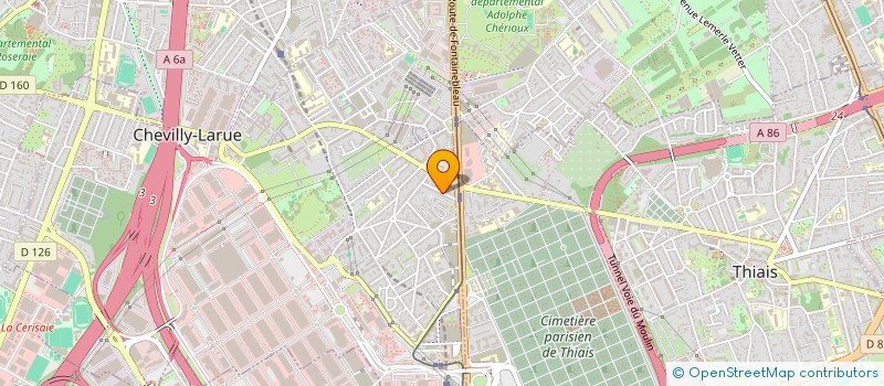 localisation de l'entreprise MONSIEUR CHARLES LAVERDURE  CHEVILLY-LARUE