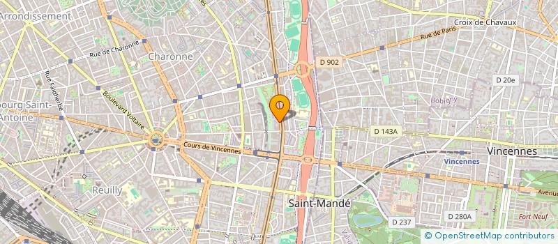 localisation de l'entreprise MONSIEUR CHARLES LE  PARIS