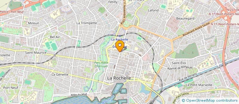 localisation de l'entreprise MONSIEUR CHARLES LE BLANC  LA ROCHELLE