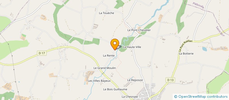 localisation de l'entreprise MONSIEUR CHARLES LE BRETON  MATIGNON