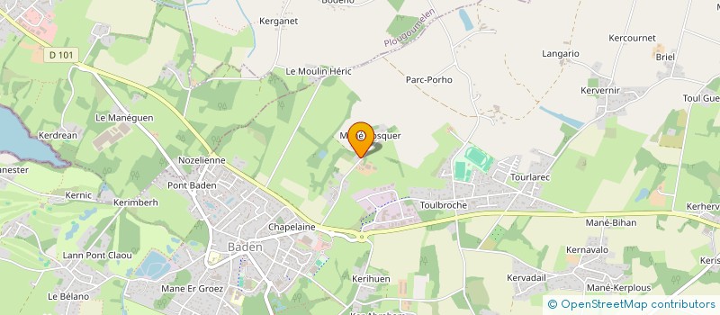 localisation de l'entreprise MONSIEUR CHARLES LE GODEC  BADEN