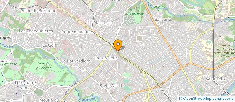 localisation de l'entreprise MONSIEUR CHARLES LE MEVEL à NANTES