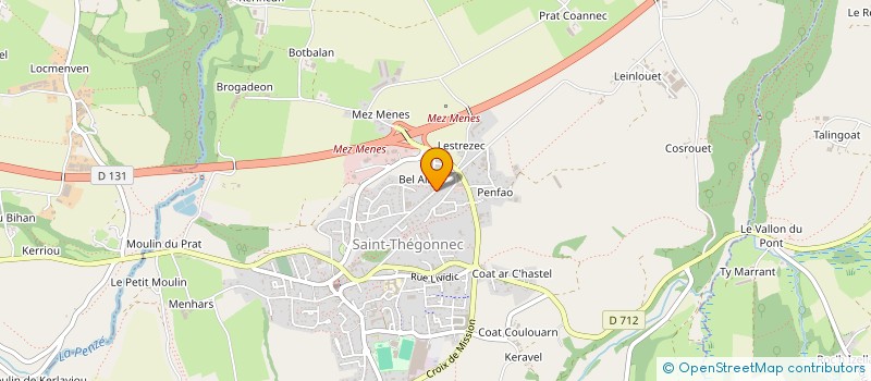 localisation de l'entreprise MONSIEUR CHARLES LE NAOUR--JAMBON  SAINT-THEGONNEC LOC-EGUINER