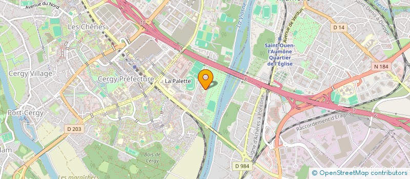 localisation de l'entreprise MONSIEUR CHARLES LE NESTOUR  PONTOISE