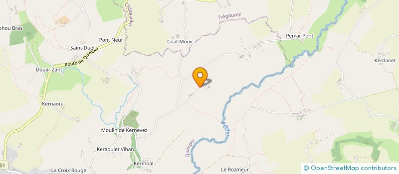 localisation de l'entreprise MONSIEUR CHARLES LE ROY  LANGOLEN