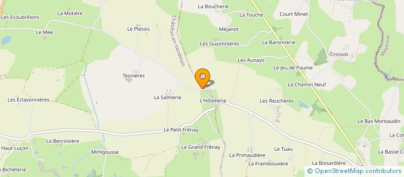 localisation de l'entreprise MONSIEUR CHARLES LEBEAU à CHATILLON-EN-VENDELAIS