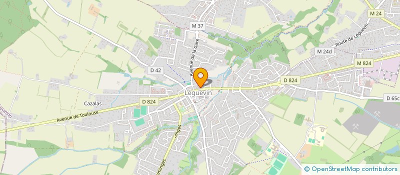 localisation de l'entreprise MONSIEUR CHARLES LEBON  LEGUEVIN