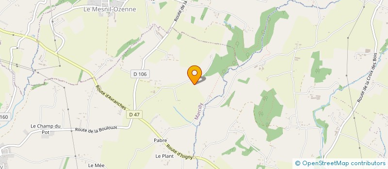 localisation de l'entreprise MONSIEUR CHARLES LEBREC  MARCILLY