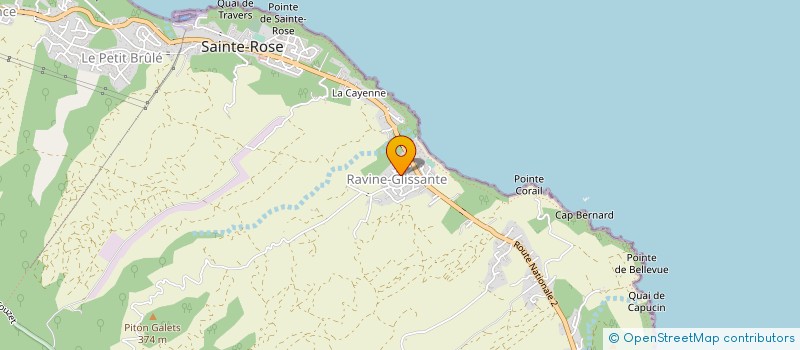 localisation de l'entreprise MONSIEUR CHARLES LEBRETON  SAINTE-ROSE