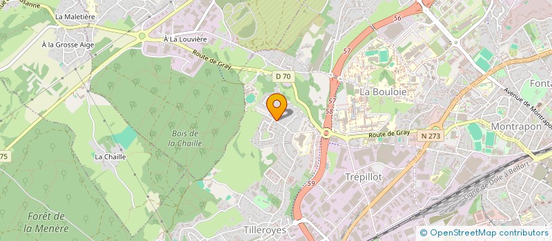 localisation de l'entreprise MONSIEUR CHARLES LECHEVALIER à BESANCON