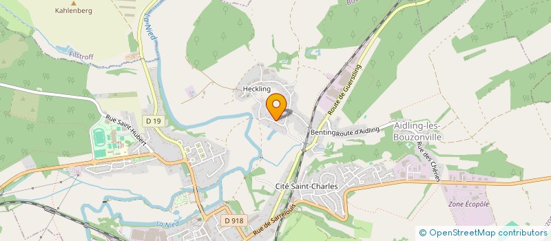 localisation de l'entreprise MONSIEUR CHARLES LEDRICH  DALSTEIN