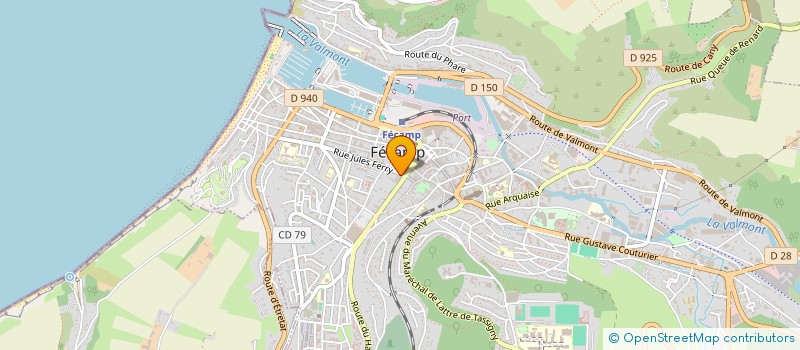 localisation de l'entreprise MONSIEUR CHARLES LEFEBVRE  FECAMP