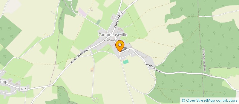 localisation de l'entreprise MONSIEUR CHARLES LEFEBVRE  CAMPNEUSEVILLE