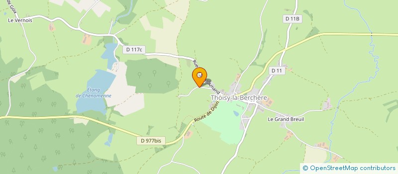 localisation de l'entreprise MONSIEUR CHARLES LEGUY  THOISY-LA-BERCHERE