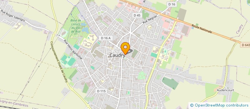 localisation de l'entreprise MONSIEUR CHARLES LEMAIRE  CAUDRY