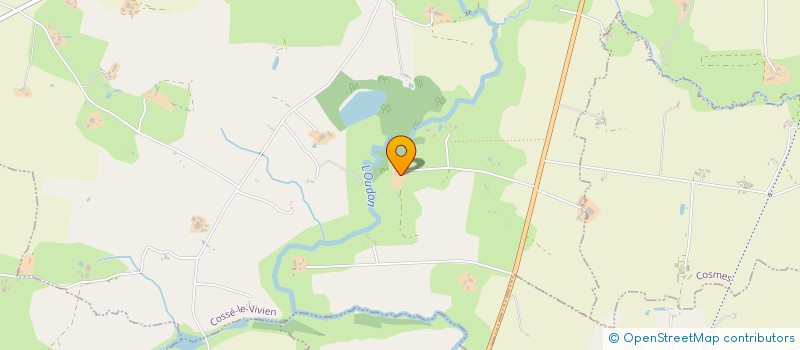 localisation de l'entreprise MONSIEUR CHARLES LEMESLE  COSSE-LE-VIVIEN