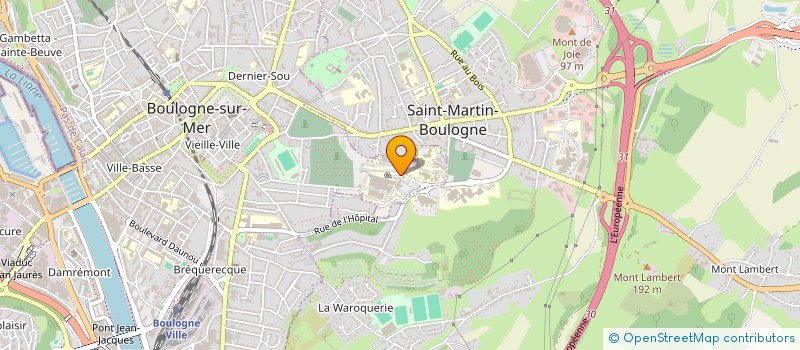 localisation de l'entreprise MONSIEUR CHARLES LEPRINCE à BOULOGNE SUR MER
