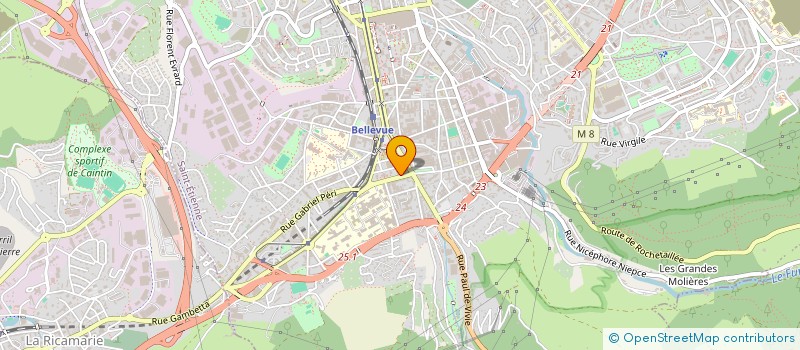 localisation de l'entreprise MONSIEUR CHARLES LEROY  SAINT-ETIENNE