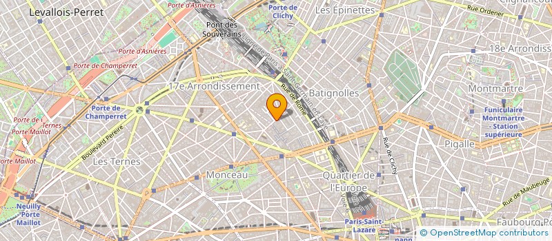 localisation de l'entreprise MONSIEUR CHARLES LESAGE  PARIS