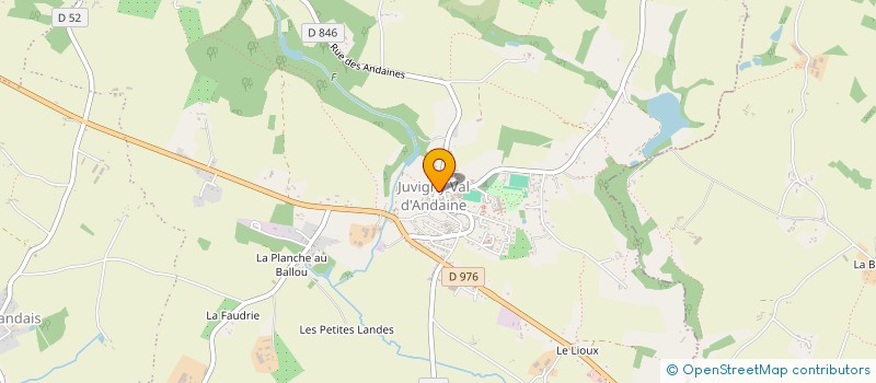 localisation de l'entreprise MONSIEUR CHARLES LESCURE à JUVIGNY VAL D'ANDAINE