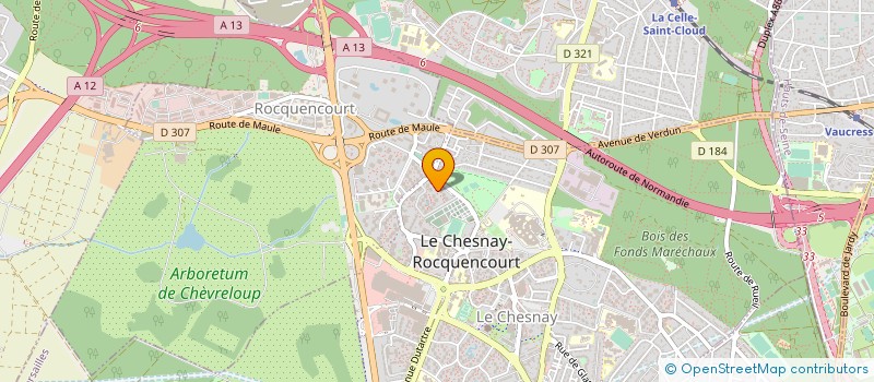 localisation de l'entreprise MONSIEUR CHARLES LESENTIER à LE CHESNAY-ROCQUENCOURT