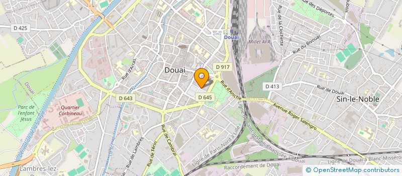 localisation de l'entreprise MONSIEUR CHARLES LESPAGNOL à DOUAI