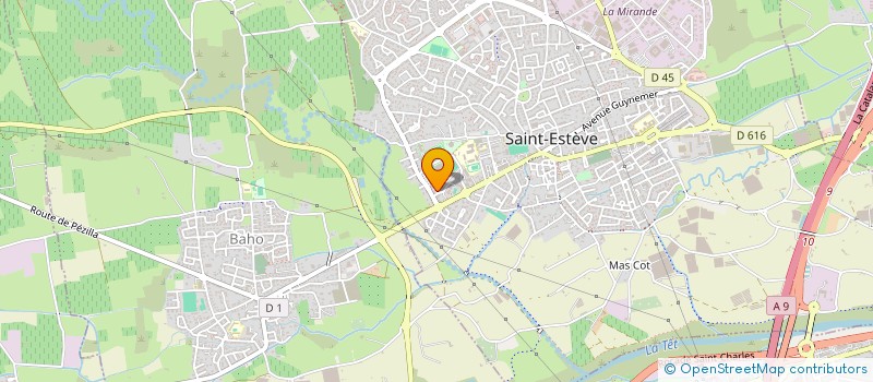 localisation de l'entreprise MONSIEUR CHARLES LISCI  SAINT-ESTEVE