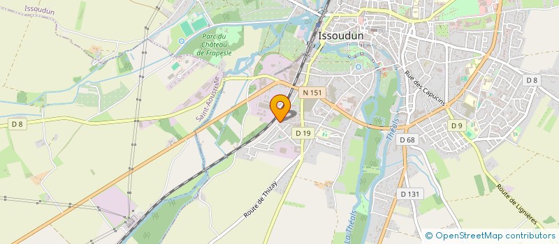 localisation de l'entreprise MONSIEUR CHARLES LOPEZ à ISSOUDUN