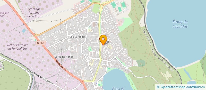 localisation de l'entreprise MONSIEUR CHARLES LOPEZ  FOS-SUR-MER