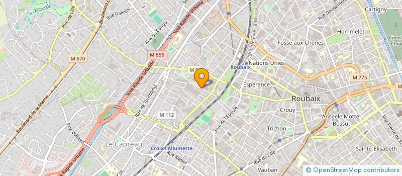 localisation de l'entreprise MONSIEUR CHARLES LORIDAN  ROUBAIX