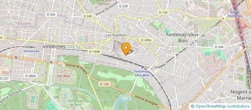 localisation de l'entreprise MONSIEUR CHARLES LOUBENS  FONTENAY-SOUS-BOIS