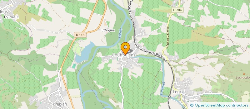 localisation de l'entreprise MONSIEUR CHARLES-LOUIS MAHOUX  COUFFOULENS