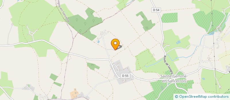 localisation de l'entreprise MONSIEUR CHARLES LOUIS MERLIN  SAINTE-GEMME-EN-SANCERROIS