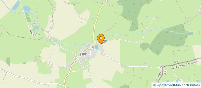 localisation de l'entreprise MONSIEUR CHARLES LOURY  COUST