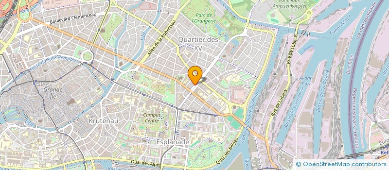 localisation de l'entreprise MONSIEUR CHARLES LOUSQUI à STRASBOURG
