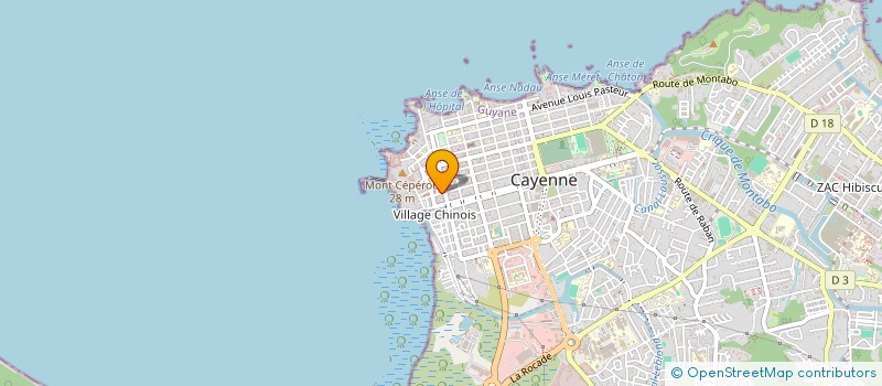 localisation de l'entreprise MONSIEUR CHARLES LUI CHI PIOA  CAYENNE