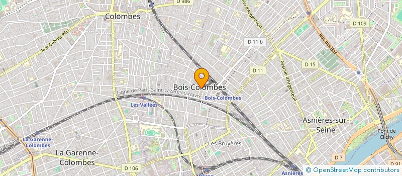 localisation de l'entreprise MONSIEUR CHARLES LUPI à BOIS-COLOMBES
